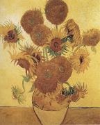 Vincent Van Gogh Sunflowers Sweden oil painting artist